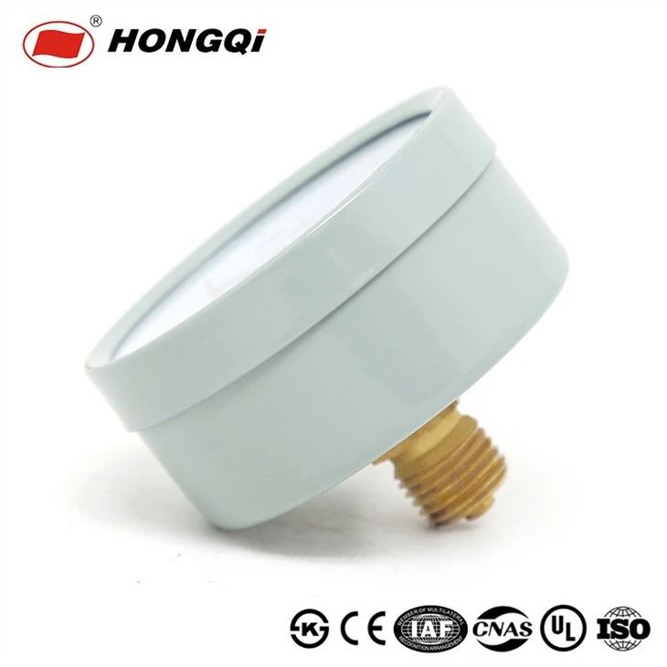 Dia 60mm General Pressure Gauge With Brass Socket UV Scale Mark