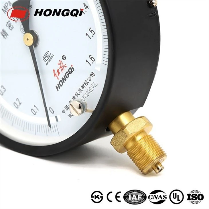 High Precision Zero-setting Pressure Guage With Iron Case